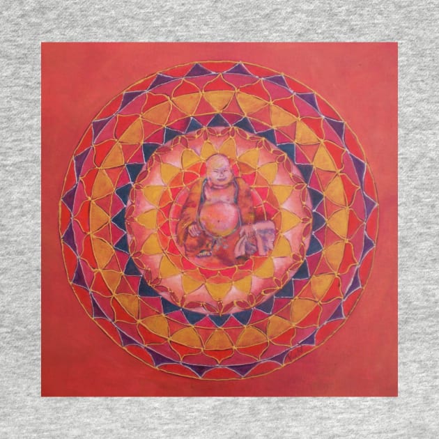 Abundance Buddha free-hand mandala by Renart